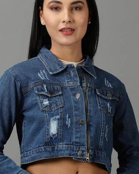 Buy Blue Jackets & Coats for Women by DENIZEN WOMENS Online | Ajio.com