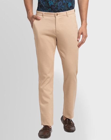 ColorPlus Casual Trousers : Buy ColorPlus Super Slim Fit Printed Fawn  Trouser Online | Nykaa Fashion