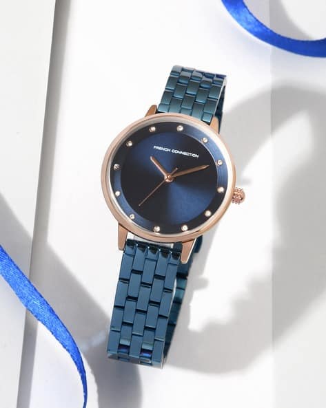 French Connection Women Blue Dial Analogue Watch - FCN00035D