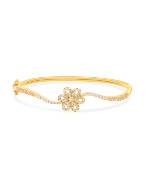 Buy Yellow Gold Bracelets & Bangles for Women by Malabar Gold & Diamonds  Online | Ajio.com
