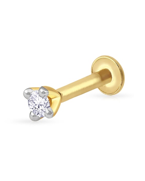 Buy Malabar Gold & Diamonds22k (916) Yellow Gold Nose Pin Online at  desertcartINDIA