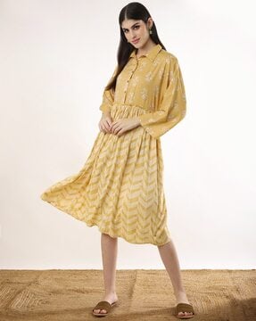 udsættelse drøm overtro Buy Mustard Dresses & Gowns for Women by Svrnaa Online | Ajio.com