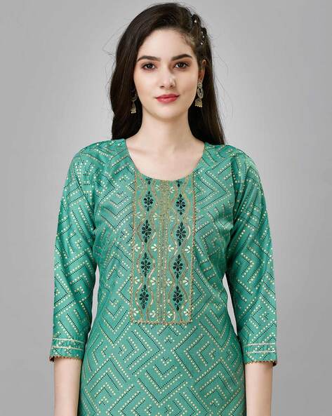 Buy Ethnic Salwar Suit - Gota Patti Embroidered Peach Lilen Salwar Suit –  Empress Clothing