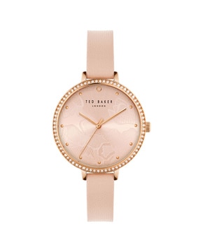 Ted Baker Relógio feminino de pulseira de ouro rosa de aço inoxidável  (modelo: BKPDSS3049I), Ouro rosa