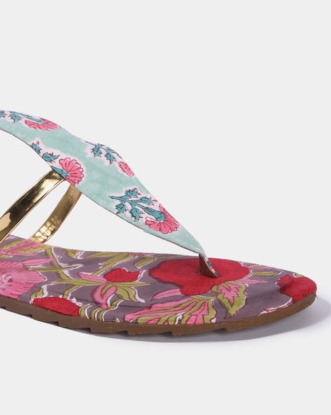 Dolce & Gabbana Jewel-Embellished Floral-Print Sandals – Shoes Post