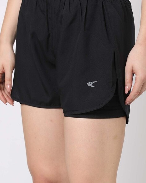 Buy Black Shorts for Women by PERFORMAX Online