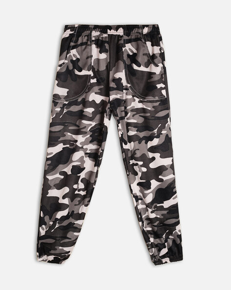 Pure Cotton Camouflage Cargo Trousers