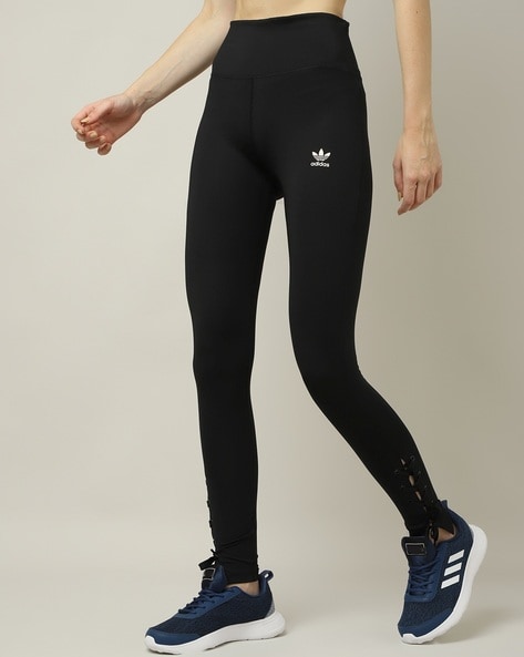 Buy ADIDAS Originals Women Pink Solid 3 Stripes Tights - Tights for Women  7401359 | Myntra