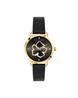 Ted Baker BKPFLS302 Orologio Donna Eleganza Moderna Quadrante Nero Cinturino In Pelle Vegana