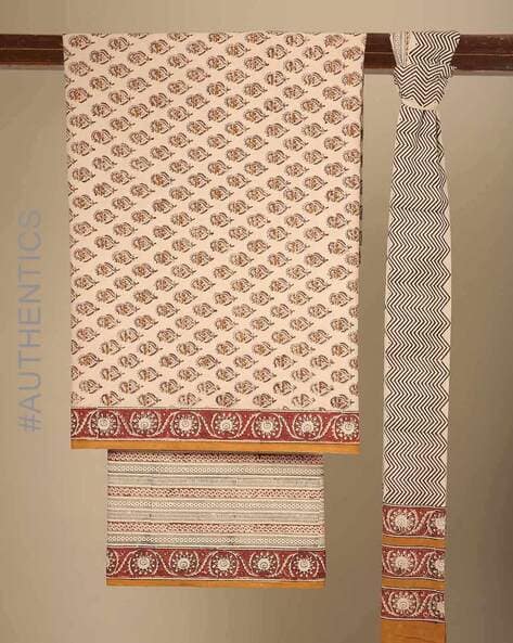 Buy Black Dress Material for Women by Indie Picks Online