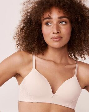 La Vie en Rose Lightly Lined Wireless Cotton Bra