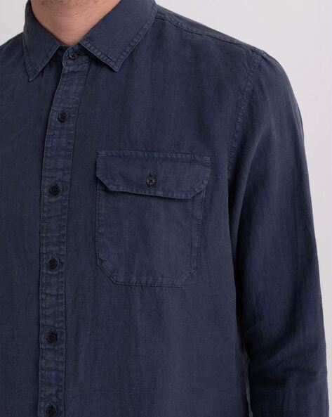 Buy Navy Blue Shirts for Men by REPLAY Online
