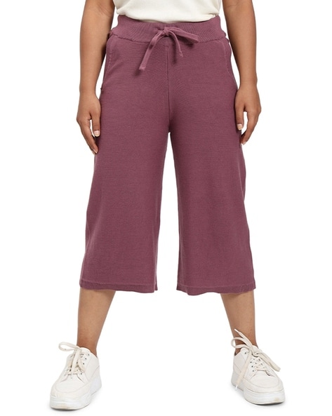 Buy Purple Trousers & Pants for Women by BLISSCLUB Online