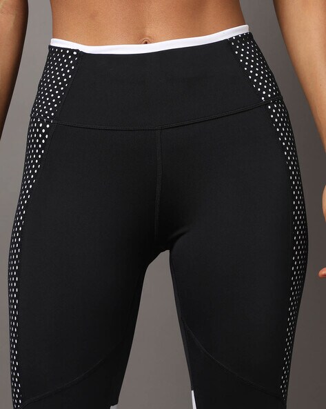 NB Fast Flight Panelled Leggings with Placement Logo Print