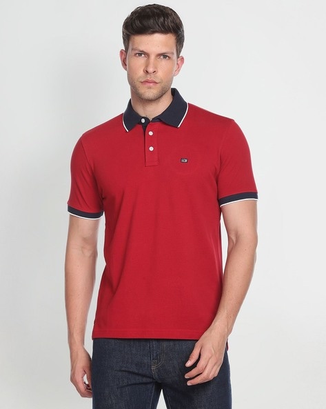 Men’s SPORT Regular Fit T-Shirt with Contrast Branding