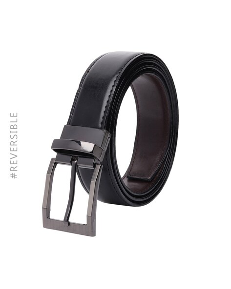 Buy Winsome Deal Reversible Belt with Tang Buckle Closure | AJIO