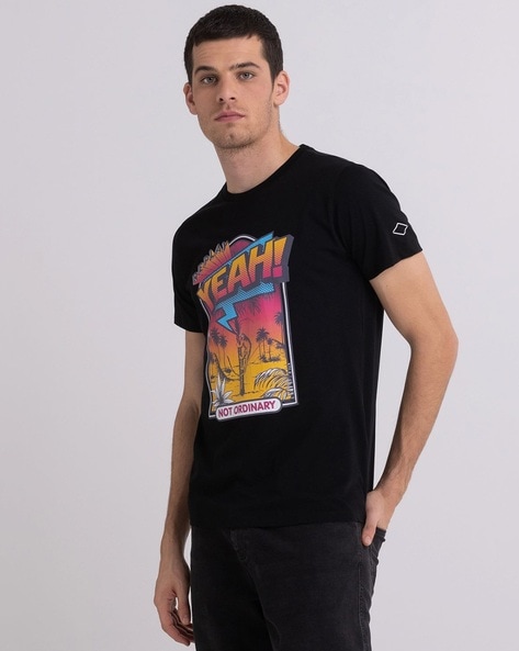 Buy Black Tshirts for Men by REPLAY Online