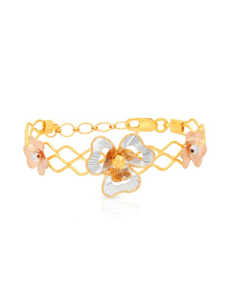 Joyalukkas 22KT Yellow Gold Bracelet for Girls : Amazon.in: Jewellery