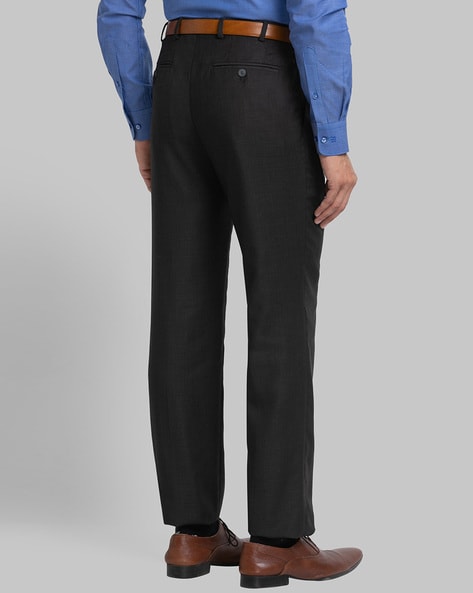 Buy Raymond Brown Regular Fit Pleated Trousers for Mens Online  Tata CLiQ