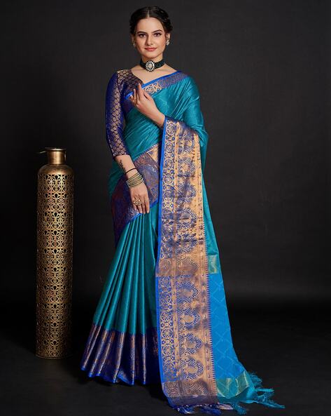 Buy Purple Sarees for Women by GRIVA DESIGNER Online | Ajio.com