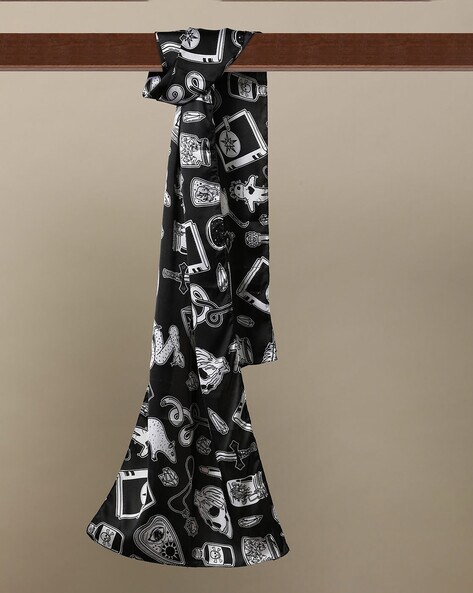 Digital Print Satin Stole Price in India