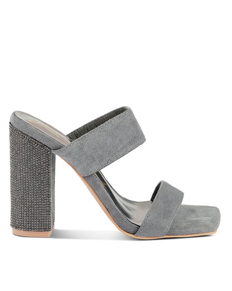 Balenciaga Grey Suede Three-Strap Espadrille Wedge Sandals 37