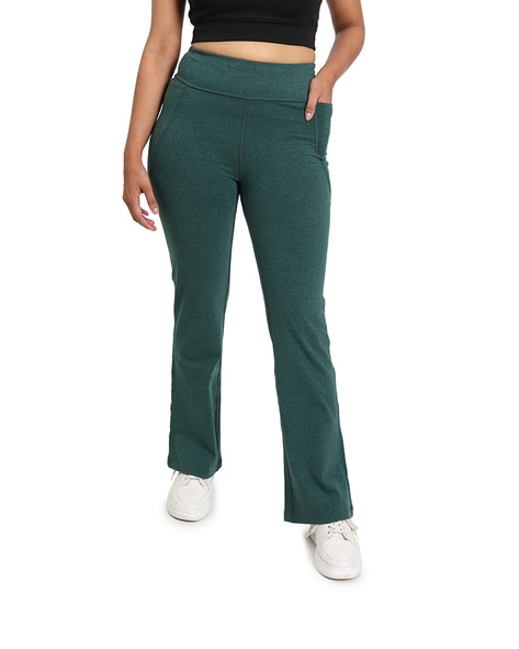 Buy Teal Track Pants for Women by BLISSCLUB Online