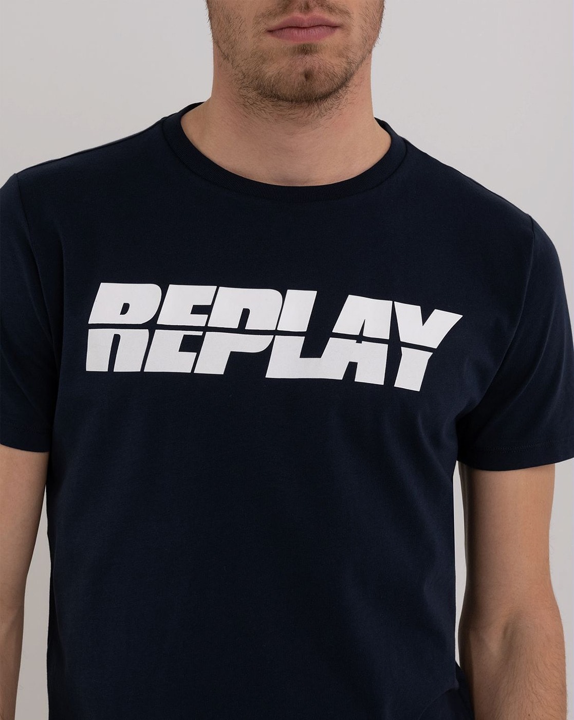 Replay Replay Logo T-Shirt Mens