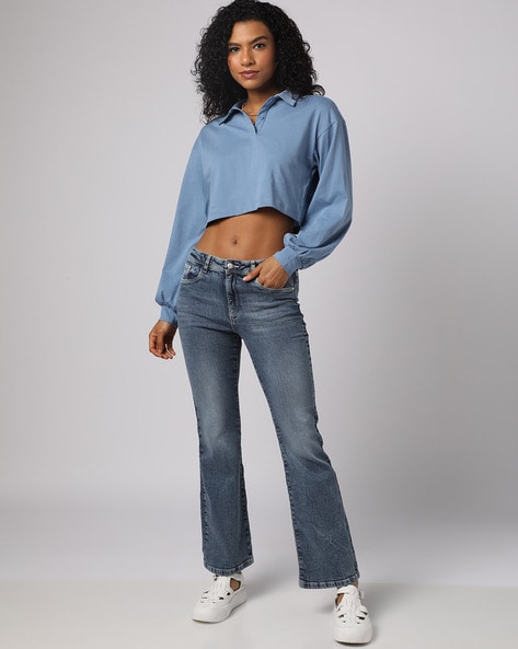 Buy Blue Tshirts for Women by Buda Jeans Co Online