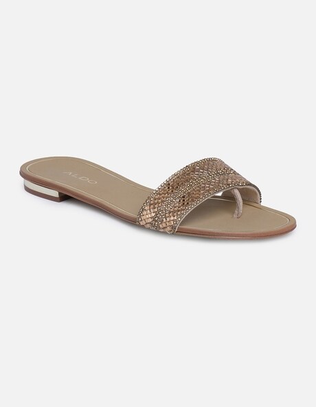 Buy Beige Flat Sandals for Women by Aldo Online Ajio