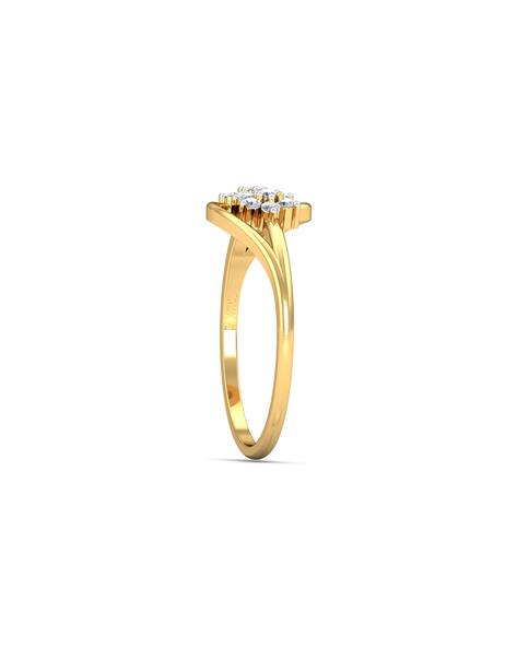Rin❤︎ Buy Yellow Gold Rings for Women by KuberBox Online | Ajio.com
