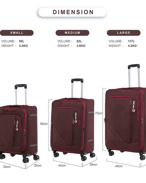 Buy Top Gear Set of 5 Trolley Bags Online at Best Price in India on  Naaptol.com