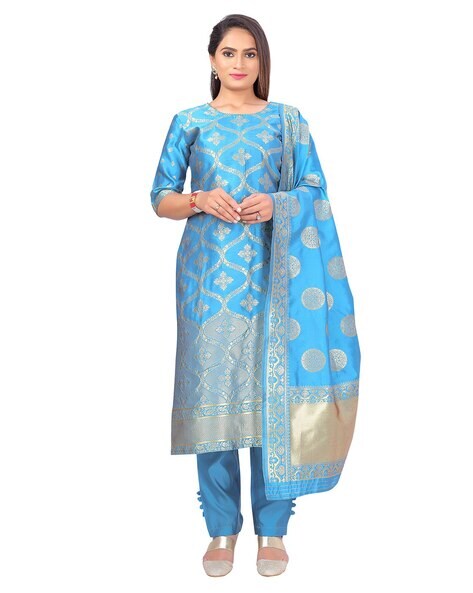 Printed 3-Piece Dress Material Price in India