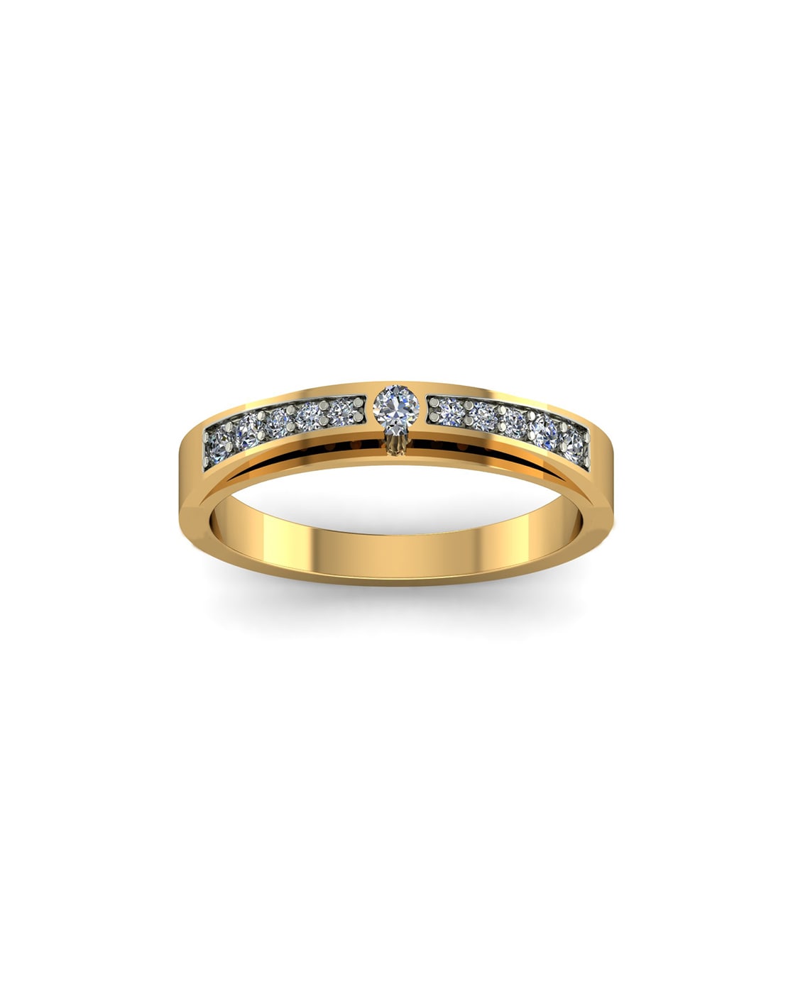 Channel Set Diamond Engagement Ring at Diamond and Gold Wa