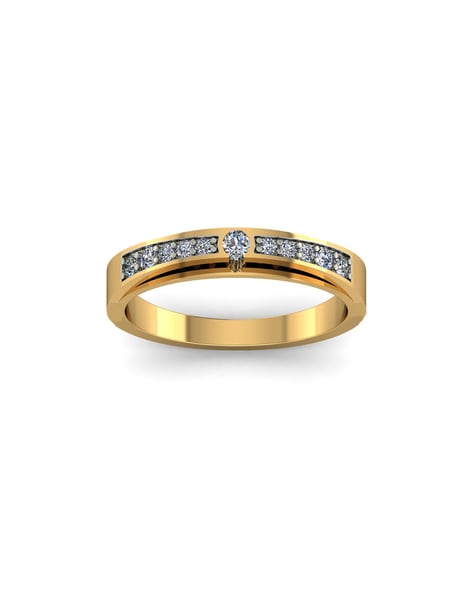 Diamond Channel Set Engagement Ring and Wedding Band - Gloria Wedding –  Moissanite Rings