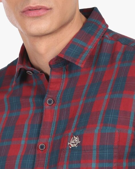 Checked Slim Fit Shirt