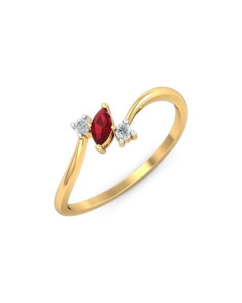 Buy Ruby Engagement Rings For Women | Fine Color Jewels – FineColorJewels