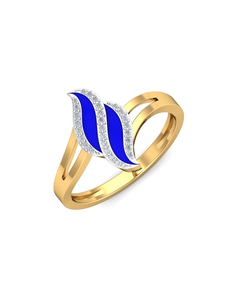 Byzantion - Filigree Oval Double Enamel Ring, in 18k gold Ring Size (US) 4  1/2 - (EU) 48