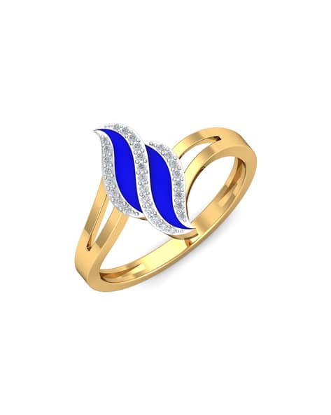 Buy Yellow Gold Rings for Women by KuberBox Online