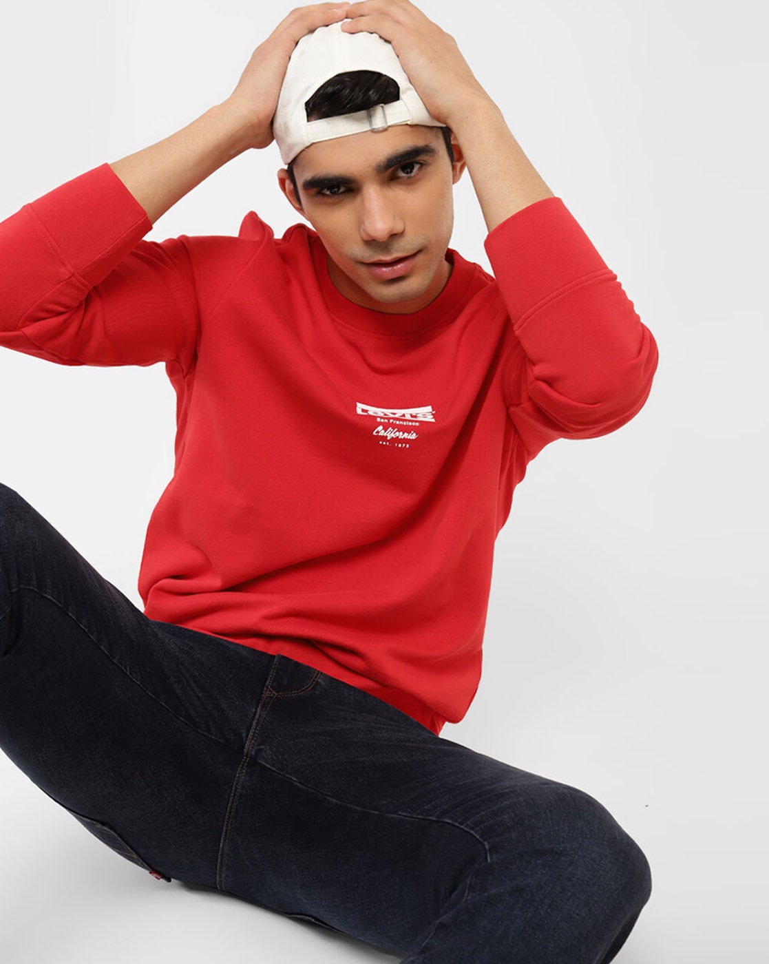 Cheap on sale red sweatshirt