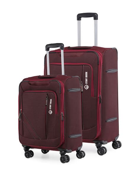 Buy Maroon Luggage Trolley Bags for Men by Stony Brook by Nasher