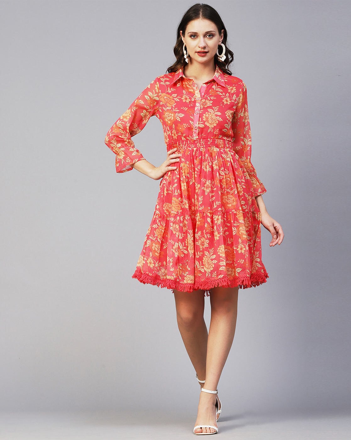 Buy Pink Dresses for Women by Kassually Online | Ajio.com
