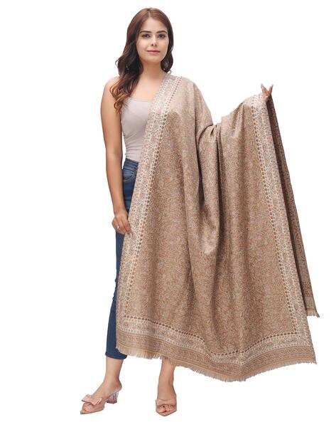 Kashmiri Kani Woven Wool Shawl Price in India