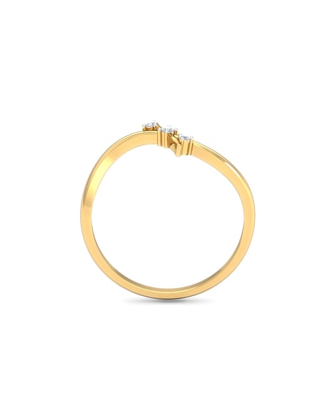 Buy Yellow Gold Rings for Women by KuberBox Online