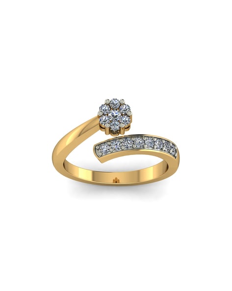 TANISHQ 18KT Gold and Diamond Finger Ring (17.20 mm) in Mumbai at best  price by Tanishq Jewellery (Inorbit Mall) - Justdial