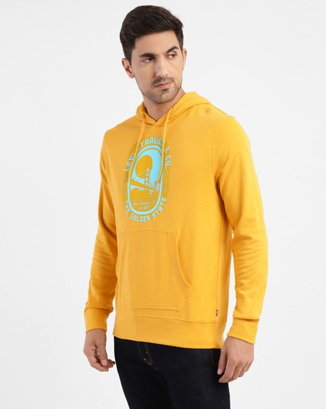 Buy Yellow Sweatshirt Hoodies for Men by LEVIS Online Ajio