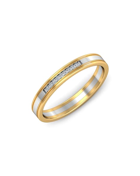 Buy White Gold Rings for Women by KuberBox Online