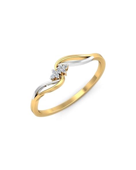 Yellow Gold Diamond Proposal Love Ring