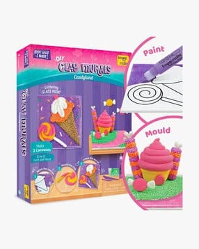 imagimake Clay Mural & Glass Painting Craft Set-picture-17