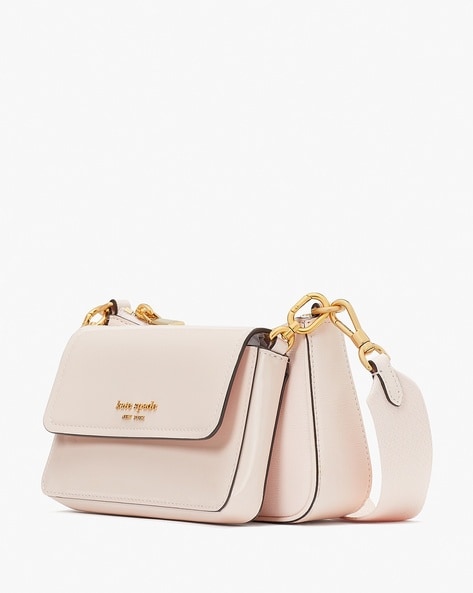 Kate Spade Morgan Double-up Leather Cross-body Bag in Pink